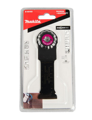 MAKITA MT BRZESZCZOT MULTITOOL TC/HM 20TPI  DO WIELU MATERIAŁÓW STARLOCK MAX