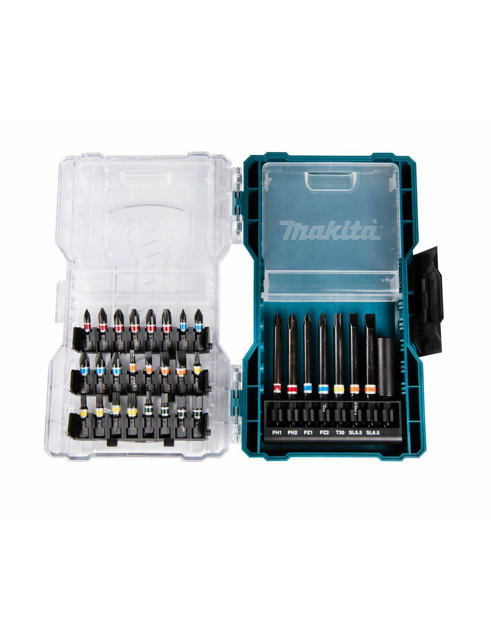 MAKITA ZESTAW KOŃCÓWEK WKRĘT. + UCHWYT 60mm 32szt.