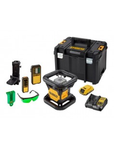 DEWALT.LASER OBROTOWY 18V DCE079D1G ZIELONY SAMOPOZIOM.  76m 1x2,0Ah TSTAK