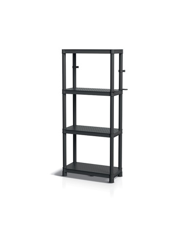 PROSPERPLAST REGAŁ STACKARO SOLID KSS60L4 CZARNY