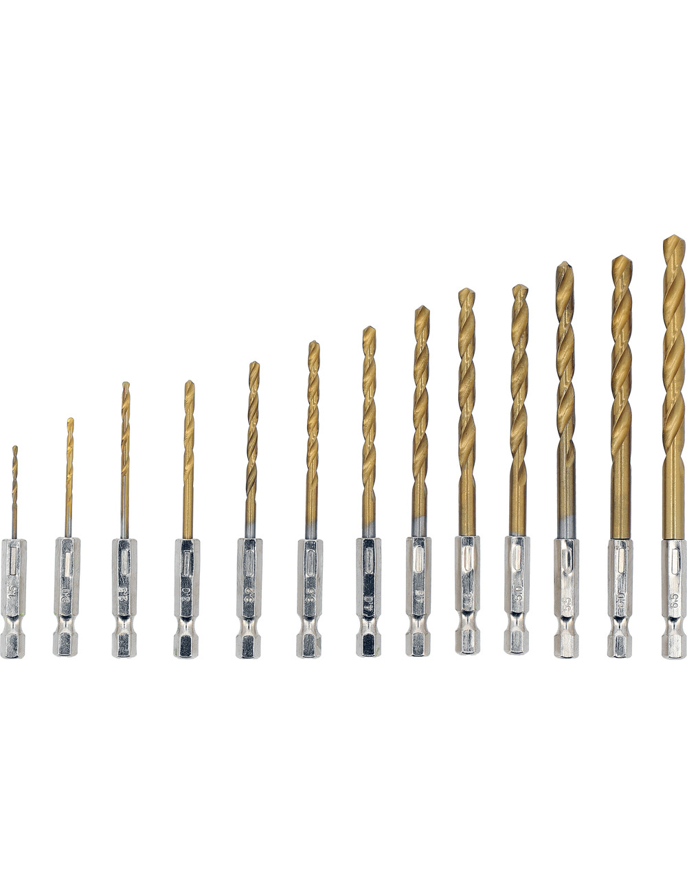 STHOR WIERTEŁA DO METALU kpl.13szt.. HEX