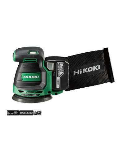 HIKOKI SZLIFIERKA MIMOŚRODOWA 18V SV1813DAWPZ 2x5,0Ah 125mm BL HITSYSTEM,