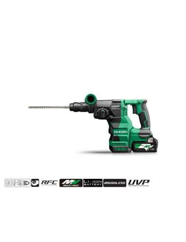 HIKOKI MŁOTOWIERTARKA 36V DH3628DCWRZ 3,2J 2x2,5Ah BL MULTIVOLT HITSYSTEM +UCHWYT 13mm
