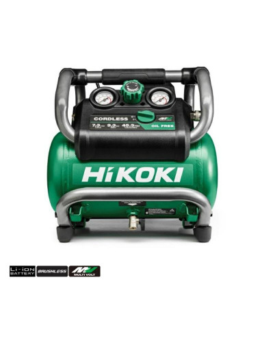 HIKOKI KOMPRESOR POWIETRZA 36V EC36DAW4Z BL MULTIVOLT 9,2Bar 7,6l