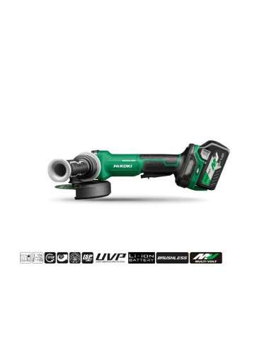 HIKOKI SZLIFIERKA KĄTOWA  36V G3613DVFWQZ 125mm 2x2,5Ah BL MULTIVOLT HITSYSTEM WĹ.CZUWAKOWY