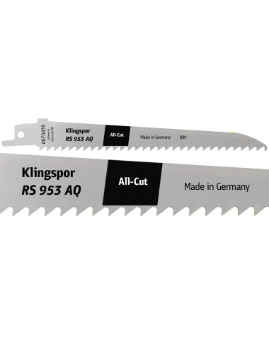 KLINGSPOR BRZESZCZOT DO PIŁY SZABLASTEJ 150x19x1,27mm RS 953 AQ 5szt.