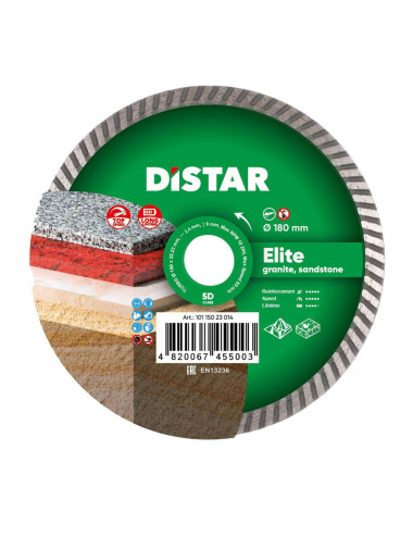 DISTAR TARCZA DIAMENTOWA ELITE 180 x 2,4 x 22,23mm  TURBO
