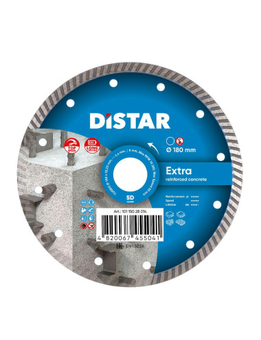 DISTAR TARCZA DIAMENTOWA EXTRA 180 x 2,4 x 22,23mm TURBO