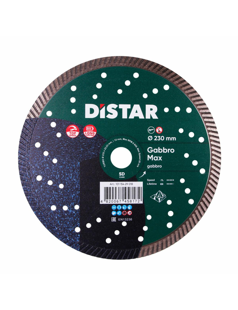 DISTAR TARCZA DIAMENTOWA GABBRO MAX 232 x 2,5 x 70mm TURBO