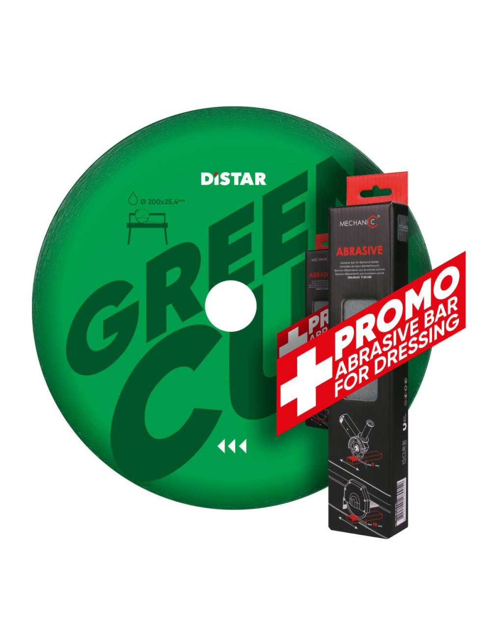 DISTAR TARCZA DIAMENTOWA GREEN CUT 200 x 1,6 x 10 x 25,4