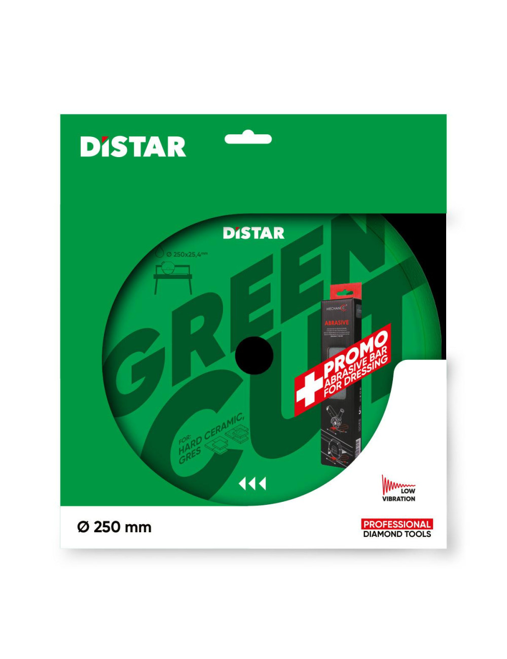 DISTAR TARCZA DIAMENTOWA GREEN CUT 250 x 1,6 x 10 x 25,4