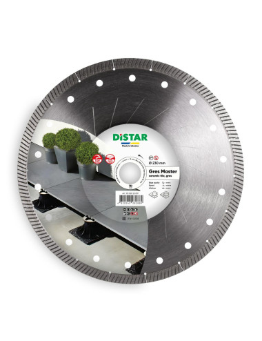 DISTAR TARCZA DIAMENTOWA GRES MASTER 230 x 1,6 x 10 x 22,23mm