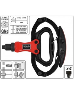 YATO NITOWNICA HARMONIJKOWA - CZOŁOWA 2,4-4,8mm