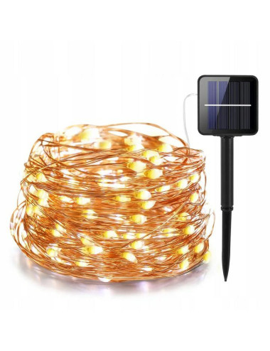 VOLTENO LAMPKA SOLARNA DRUCIK 100 LED /GIRLANDA