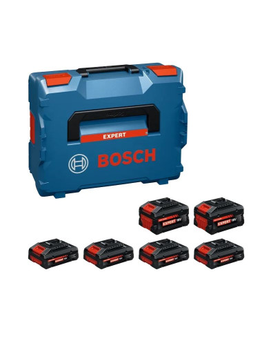 BOSCH AKUMULATOR 18V  4,0Ah EXPERT 4szt.  +  8,0Ah 2szt. LB