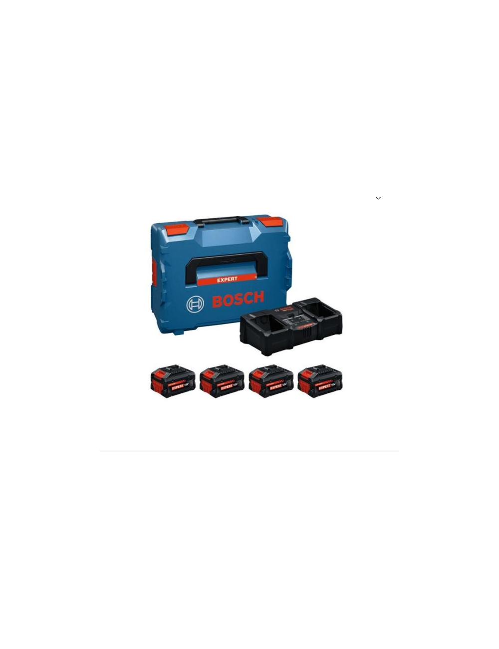 BOSCH AKUMULATOR 18V  8,0Ah EXPERT 2szt. +  5,5Ah 2szt. + ŁADOWARKA EXAL 18V2-320 LB