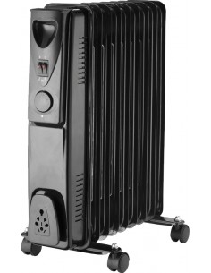 GRZEJNIK OLEJOWY  7-ŻEBEREK 1500W CZARNY