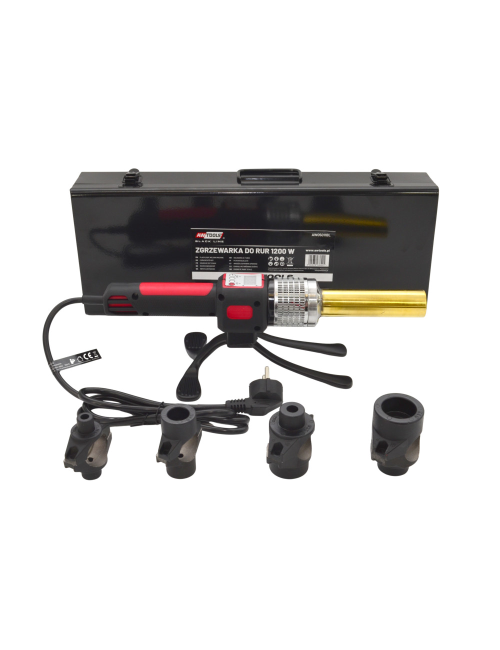 AWTOOLS ZGRZEWARKA DO RUR PCV TRZPIENIOWA 16-32mm 1200W