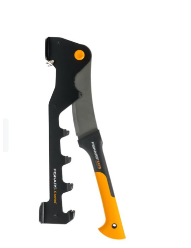 FISKARS ŁUPARKA ŚCIENNA Z UCHWYTEM + TASAK KARCZOWNIK