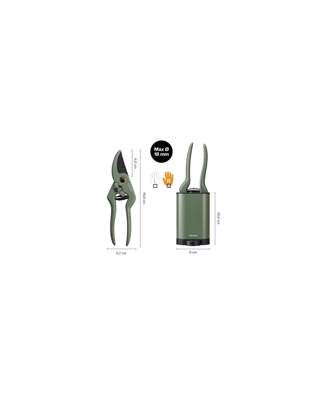 FISKARS PLANT CARE SEKATOR Z POJEMNIKIEM
