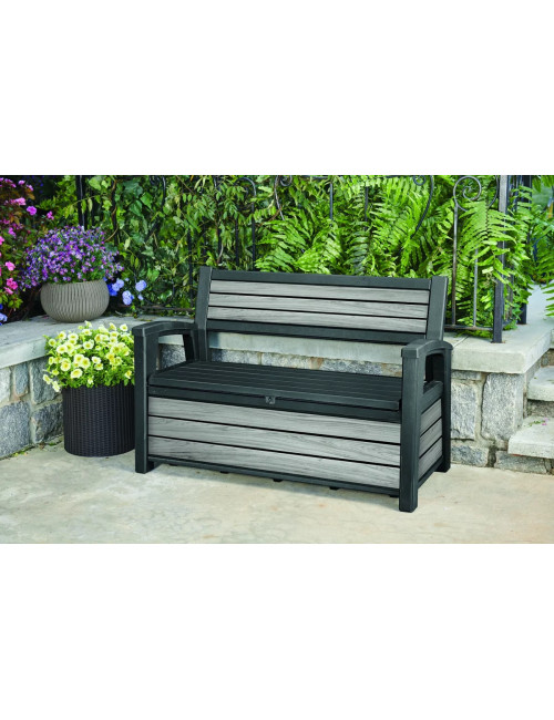 KETER ŁAWKA DECO GARDEN BENCH 227 L STORM GREY