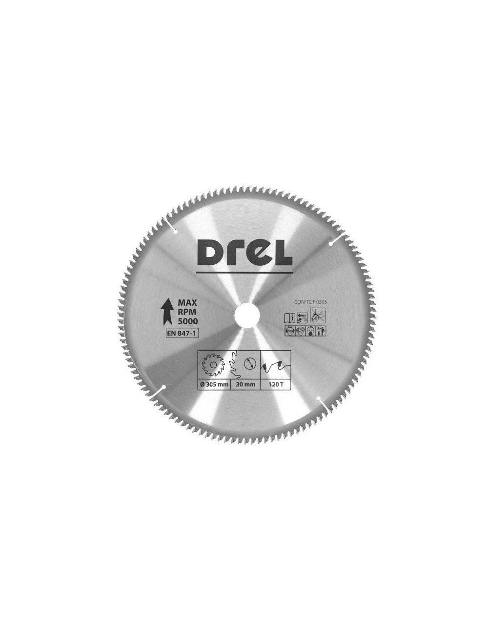 DREL PIŁA TARCZOWA WIDIOWA 305 x 30 mm, 120T, ALUMINIUM