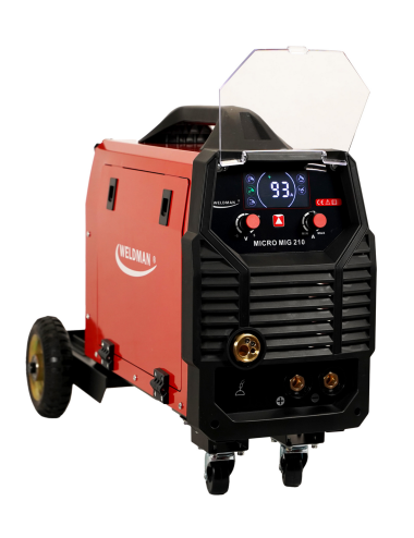 WELDMAN PÓŁAUTOMAT SPAWALNICZY INVERTOROWY MICRO MIG210 SYN MIG/TIG/MMA