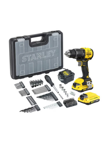 STANLEY WKRĘTARKA UDAROWA V20 SFMCD716D2A 2x2Ah + 100 ACC
