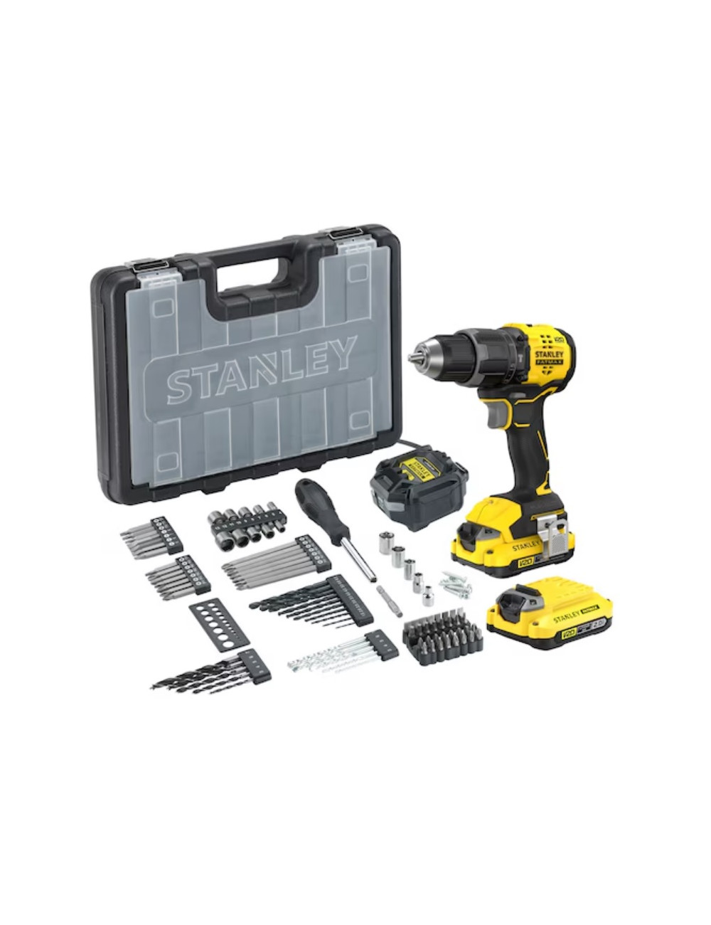 STANLEY WKRĘTARKA UDAROWA V20 SFMCD716D2A 2x2Ah + 100 ACC