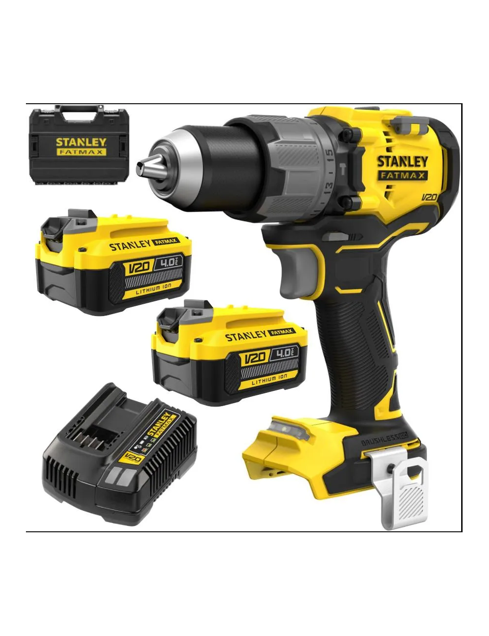STANLEY WKRĘTARKA UDAROWA V20 SFMCD726M2T 2x4Ah PRO-STACK