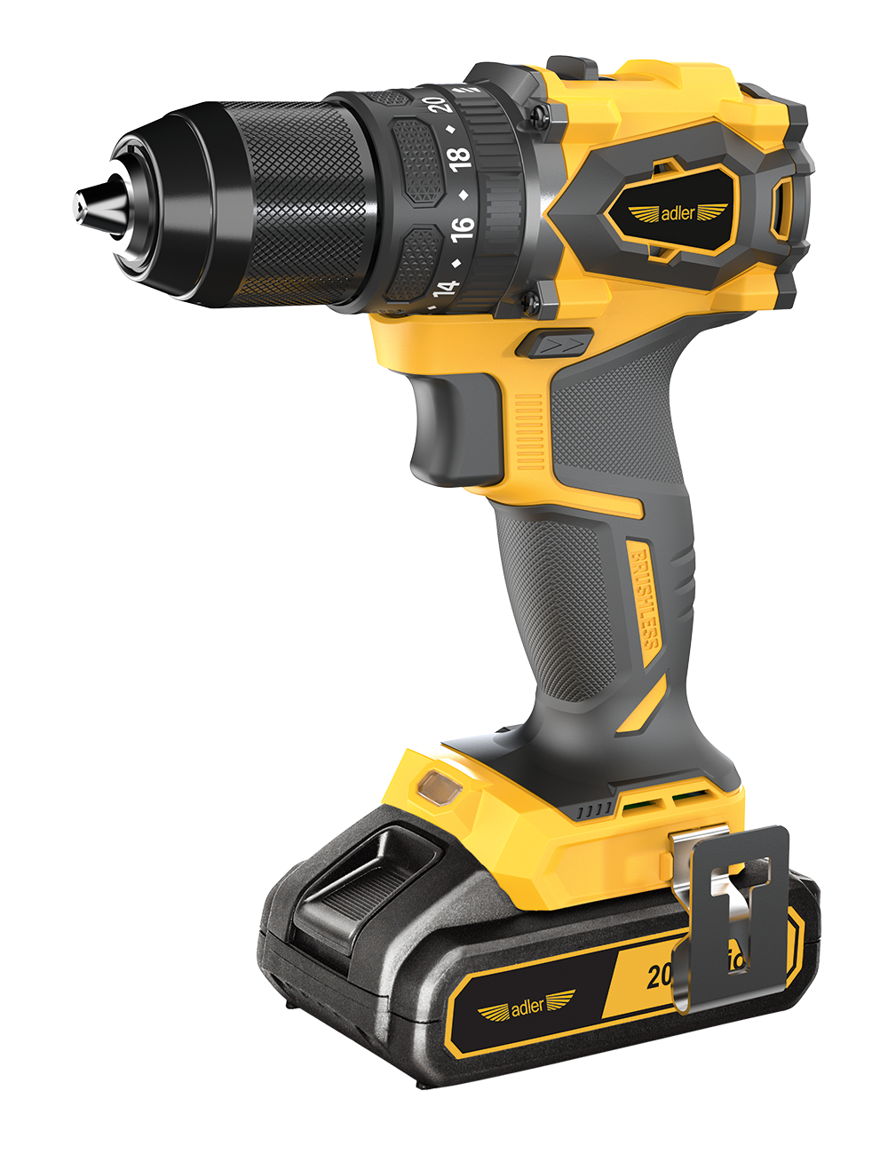 ADLER WKRĘTARKA UDAROWA 20V AKU1710W-2AH