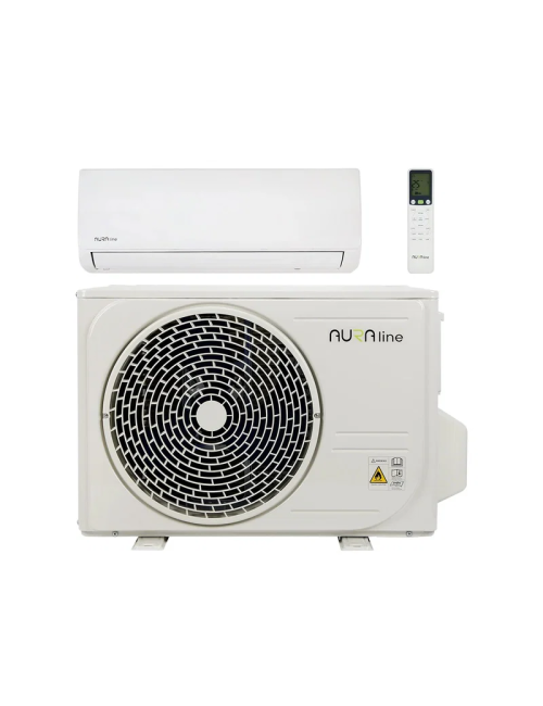 AURA LINE KLIMATYZATOR ŚCIENNY 2,5kW BIAŁY POŁYSK A++ WiFi Grzanie do -25°C (do 30m2) ALTE-09SP-01