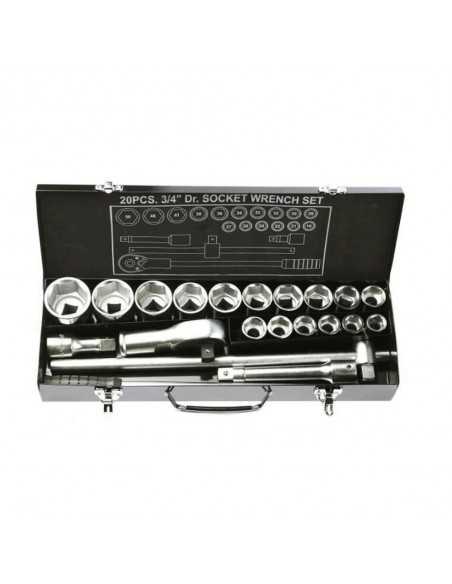 YATO KLUCZE NASADOWE 21 elem. 3/4"  1335