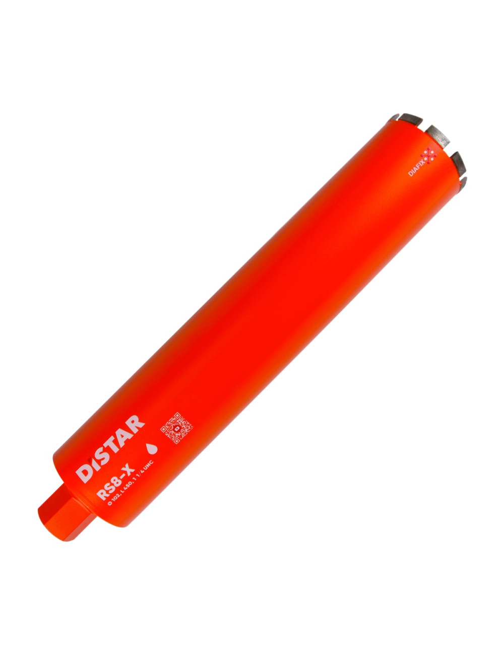 DISTAR KORONA DIAMENTOWA RS8-X 1 1/4" 102mm x 450mm NA MOKRO