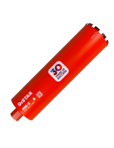 DISTAR KORONA DIAMENTOWA RS8-X 1 1/4" 132mm x 450mm NA MOKRO