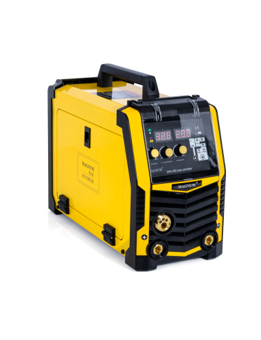 PÓŁAUTOMAT SPAWALNICZY INVERTOROWY MIG-202 EASY SYNERGIA, 230V, 200A/60%, GP50, MB15/3, MMAR,D100/D200
