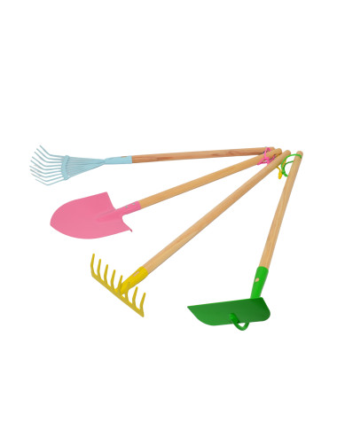 AWTOOLS ZESTAW NARZĘDZI OGRODNICZYCH DLA DZIECI 4el.