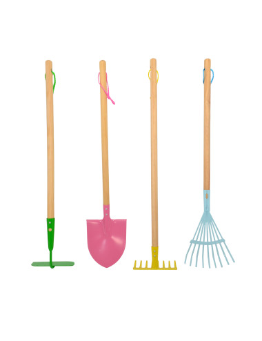 AWTOOLS ZESTAW NARZĘDZI OGRODNICZYCH DLA DZIECI 4el.