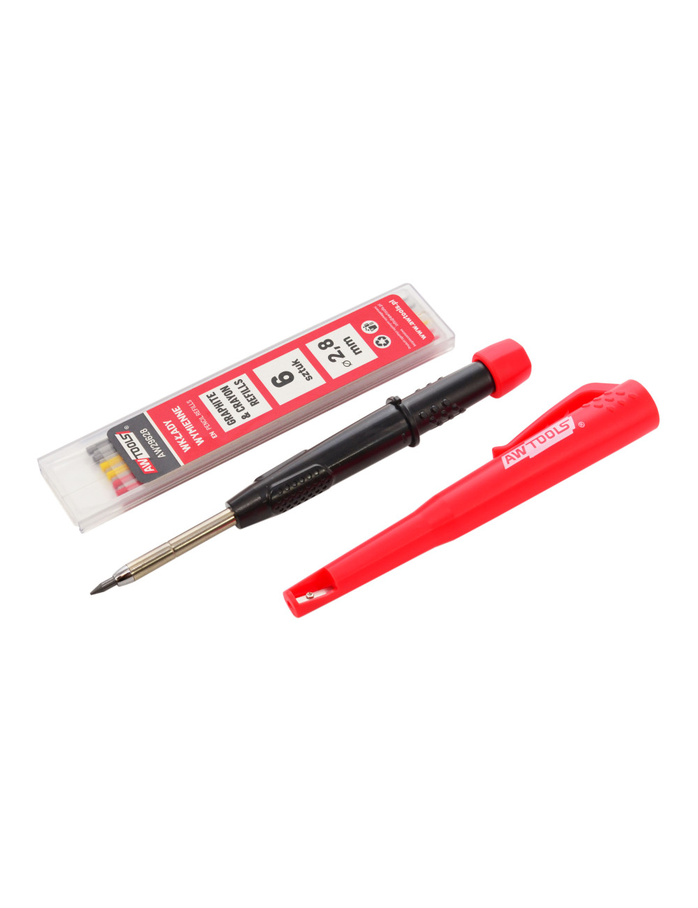 AWTOOLS OŁÓWEK / ZNACZNIK AUTOMATYCZNY + WKŁADY 6szt.