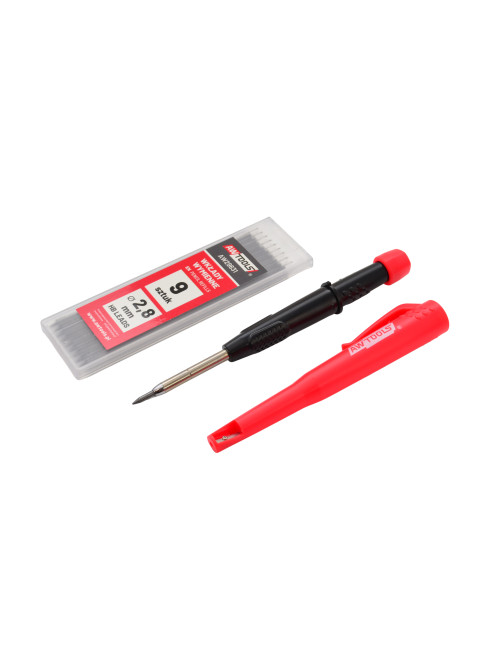 AWTOOLS OŁÓWEK / ZNACZNIK AUTOMATYCZNY + WKŁADY 9szt.