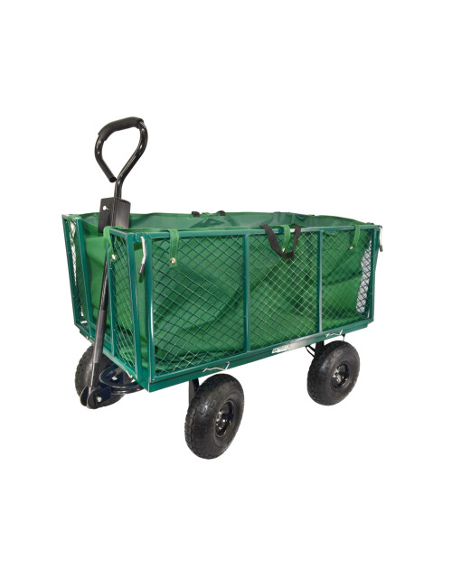 AWTOOLS WÓZEK OGRODOWY TRANSPORTOWY WYSOKI Z POKROWCEM 300kg