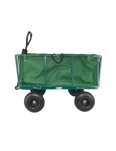 AWTOOLS WÓZEK OGRODOWY TRANSPORTOWY WYSOKI Z POKROWCEM 300kg