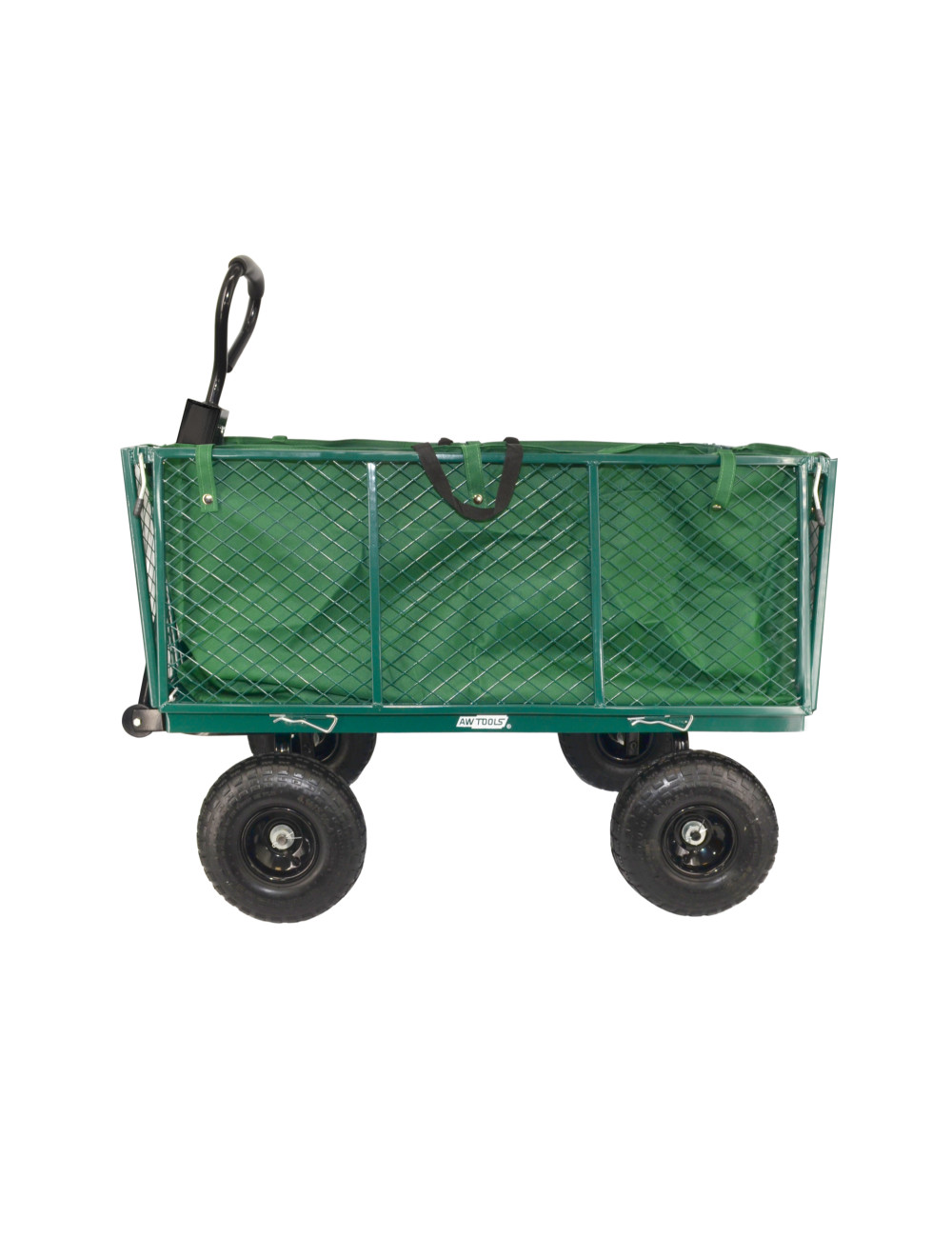 AWTOOLS WÓZEK OGRODOWY TRANSPORTOWY WYSOKI Z POKROWCEM 300kg