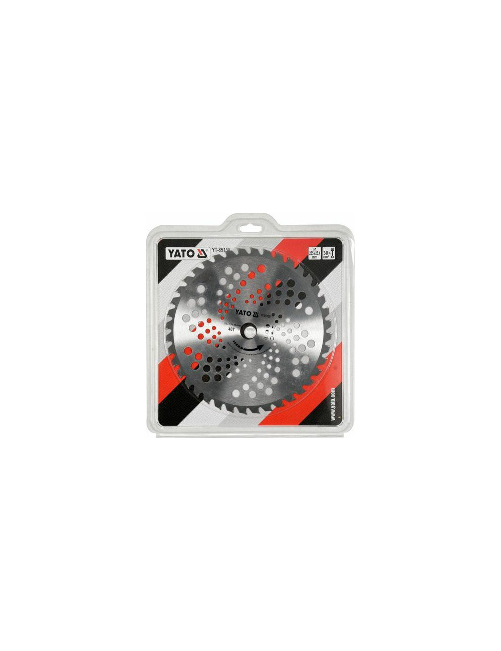 YATO NÓŻ DO KOSY / TARCZA TCT DO PODKASZAREK 255mm 25,4mm