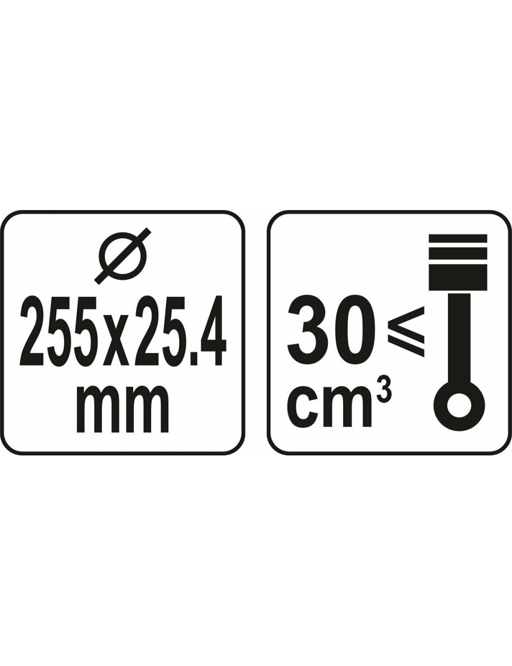 YATO NÓŻ DO KOSY / TARCZA TCT DO PODKASZAREK 255mm 25,4mm