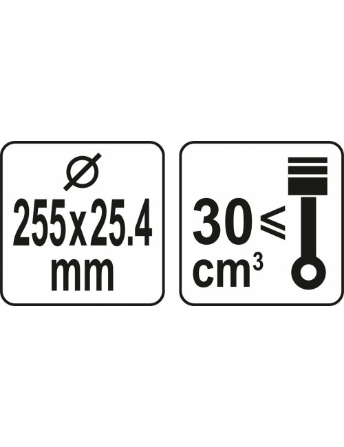 YATO NÓŻ DO KOSY / TARCZA TCT DO PODKASZAREK 255mm 25,4mm