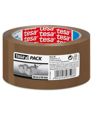 TESA TAŚMA PAKOWA STANDARD 66m x 48mm BRĄZ