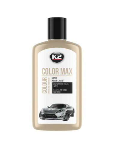 K2 WOSK KOLORYZUJĄCY NABŁYSZCZA I CHRONI COLOR MAX 250 BIAŁY 250ML