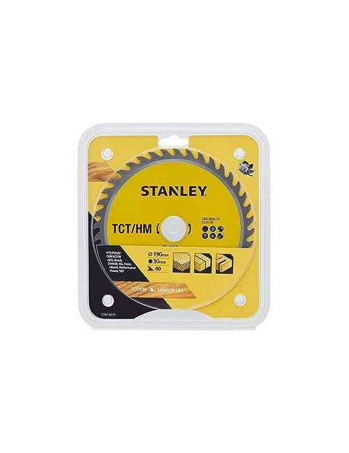 STANLEY PIŁA TARCZOWA 190mm x 30mm x 40z TCT/HM