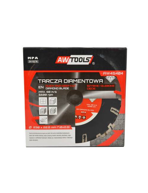 AWTOOLS TARCZA DIAMENTOWA 300x32 / SEGMENTOWA GŁĘBOKIE CIĘCIE
